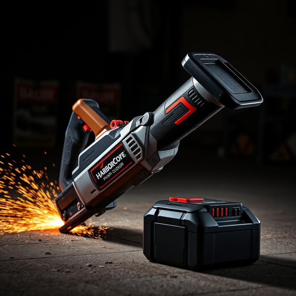 HarborCore Cordless Reciprocating Saw