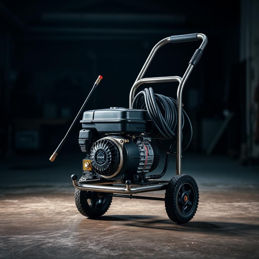 TitanFlow Petrol Pressure Washer