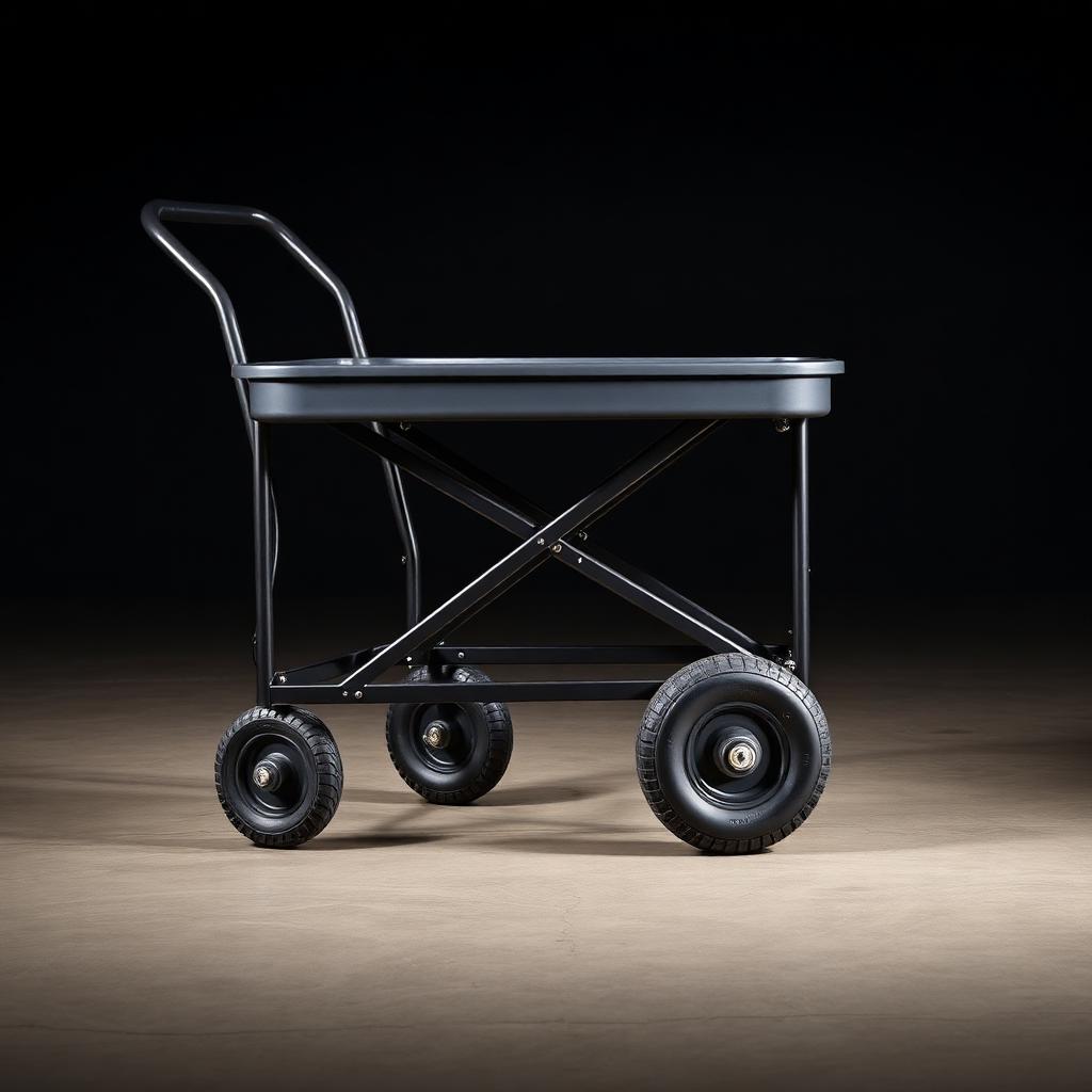 TitanWheel Garden Trolley Pneumatic